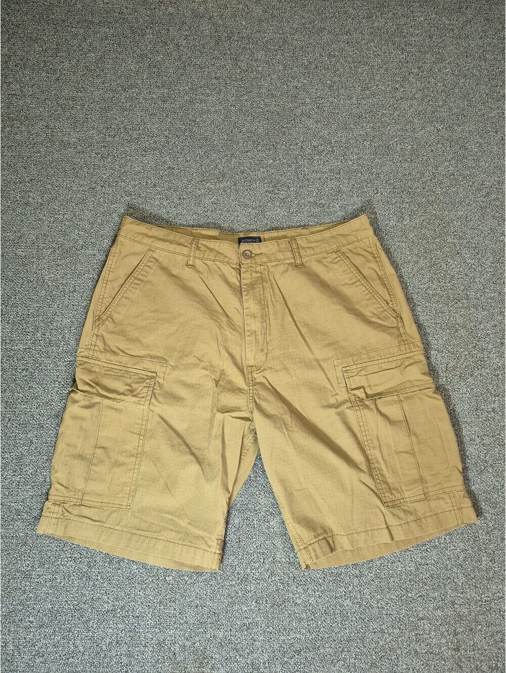 Levi Strauss & Co Cargo Shorts Men's 36W Khaki Tan Ripstop Cotton Utility
